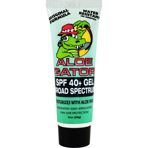 Aloe Gator SPF 40+ Gel, 4 Ounce Sunscreen Aloe Gator