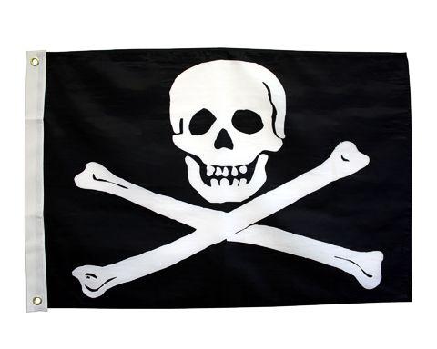 Flappin' Flags 4' x 6' Jolly Roger Flag — Beachgoer