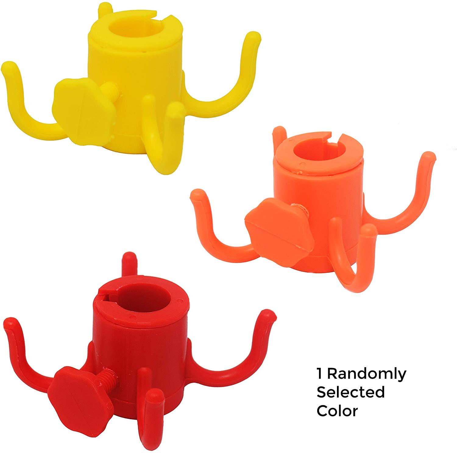 Beach Umbrella Hanger Hanging Hook 4 Prong Towel Hat Sunglasses Holder