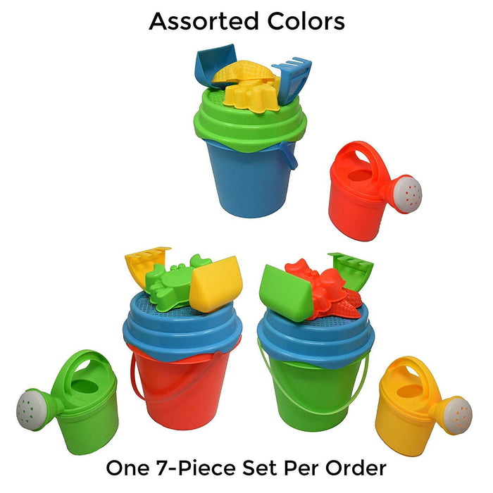Beachgoer 7 Piece Beach Bucket Toy Set