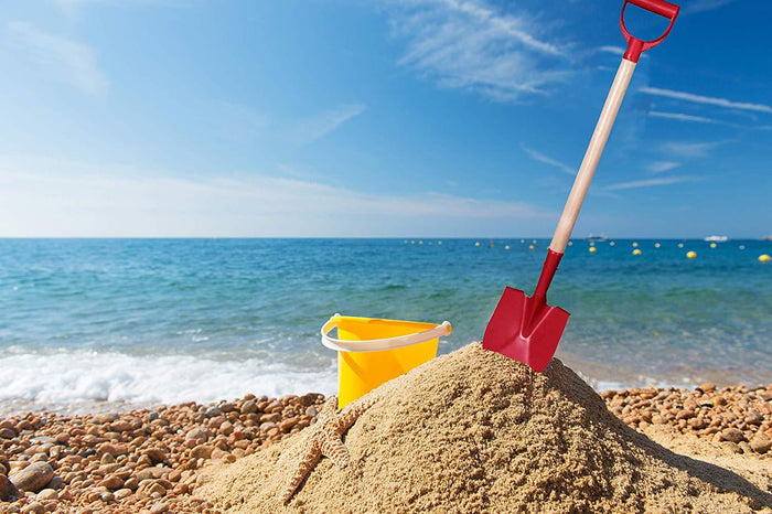 Beachgoer Pack of 3 32-Inch Metal Heavy Duty Beach Shovels