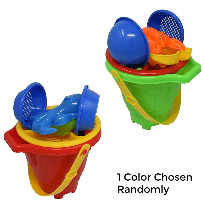 Beachgoer 6 Piece Beach Bucket Toy Set