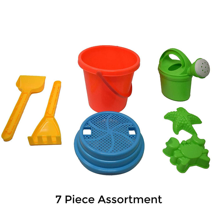 Beachgoer 7 Piece Beach Bucket Toy Set