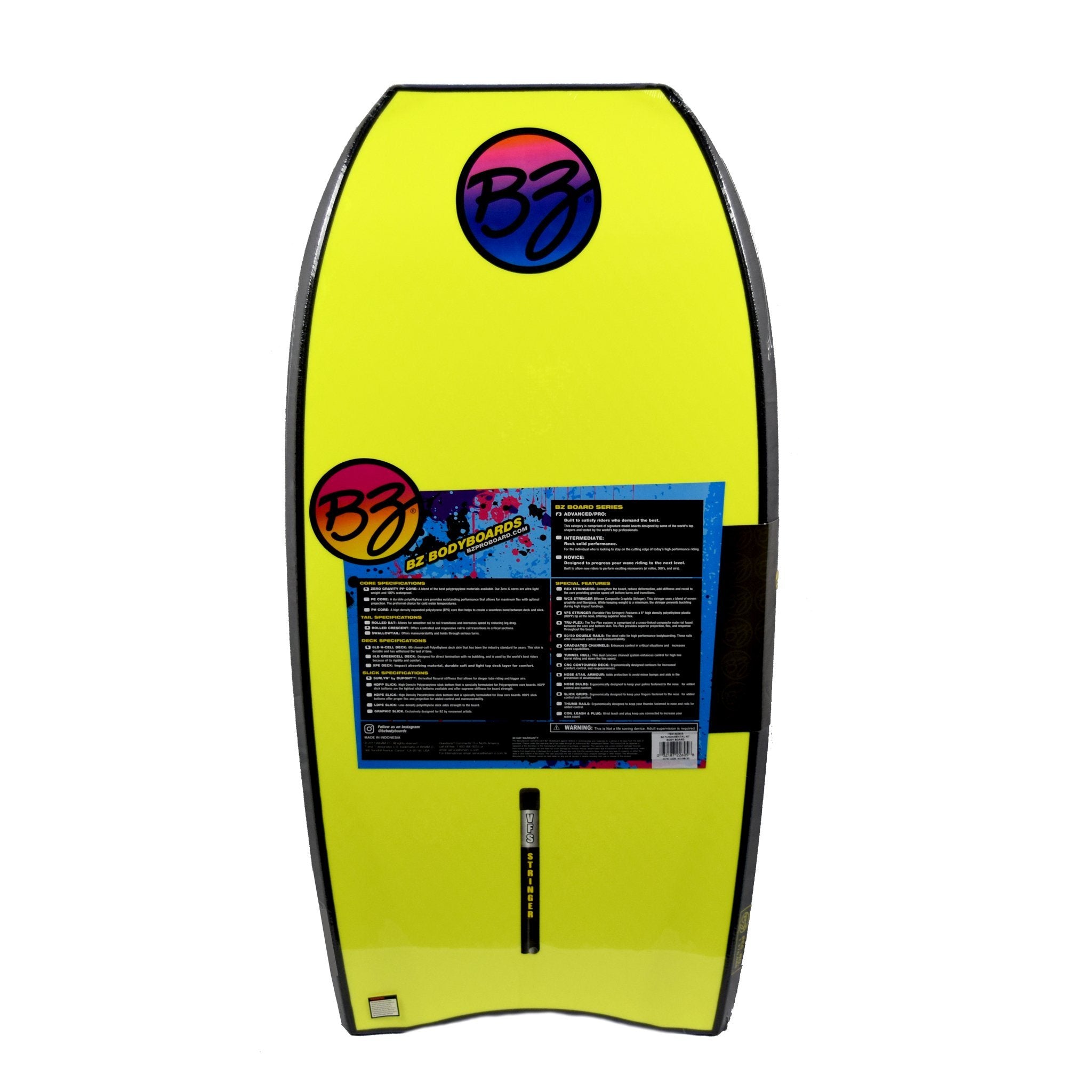 vervangen Regelen Verdampen BZ Fundamental 42" Crescent Tail Bodyboard — Beachgoer
